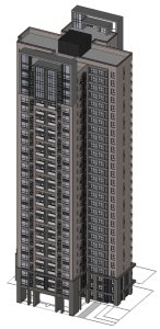住宅，现代主义风格，28层