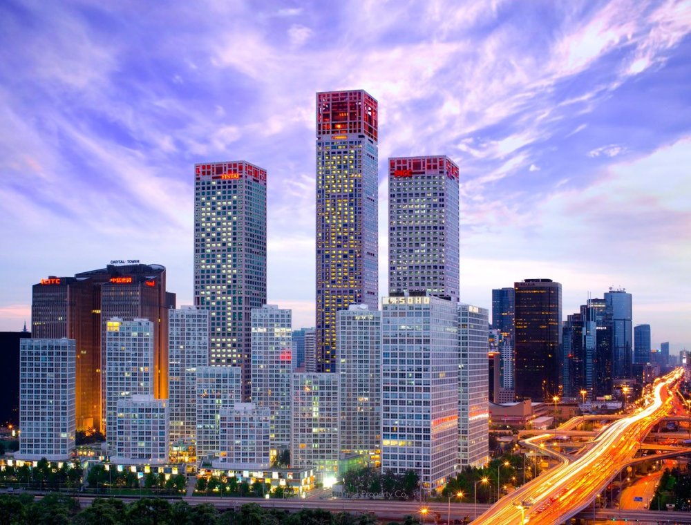 北京银泰中心,现代风格