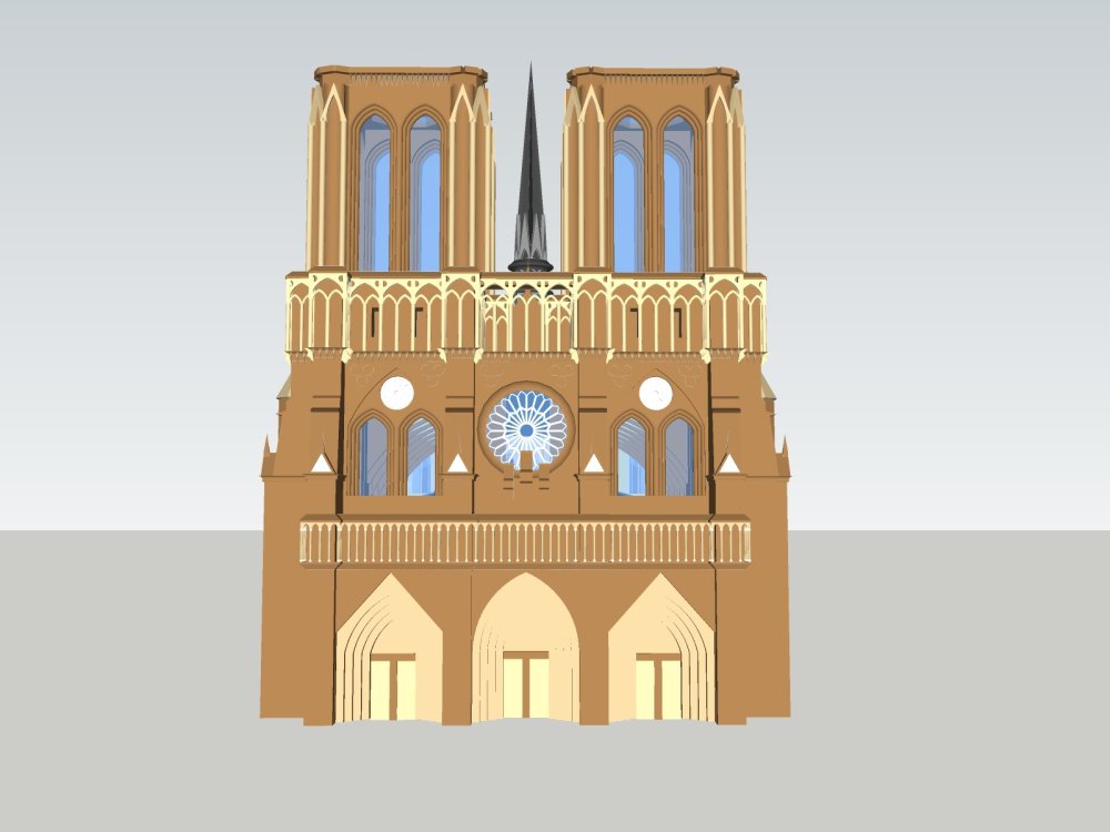 巴黎圣母院,教堂,2层