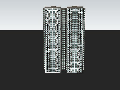 住宅，高层，现代主义风格，30层
