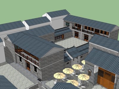 住宅，中式风格，2层