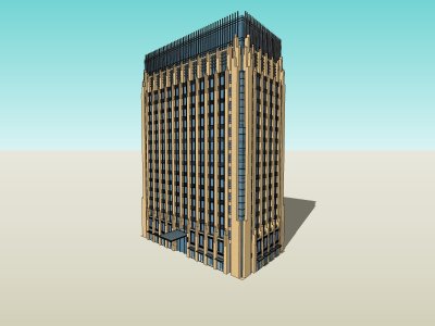 办公楼，新古典主义风格，16层
