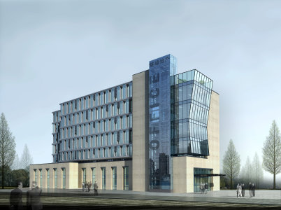 办公楼，现代主义风格，7层