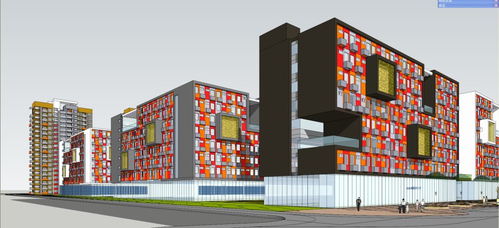 8层,适用于一般规模的公寓设计标签:住宅青年公寓现代主义风格建筑