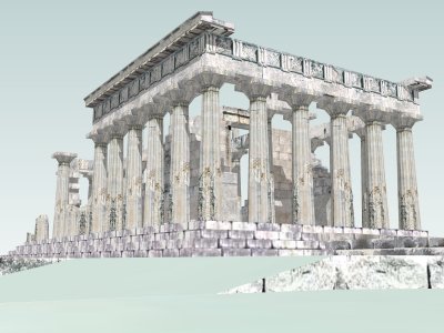 雅典娜神殿，1层