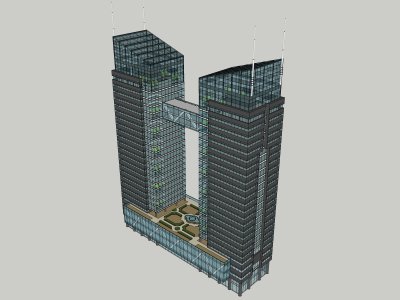 办公楼，现代风格，25层