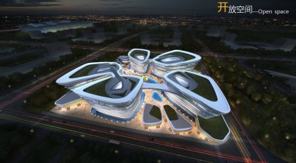 会展中心，现代主义风格，9层