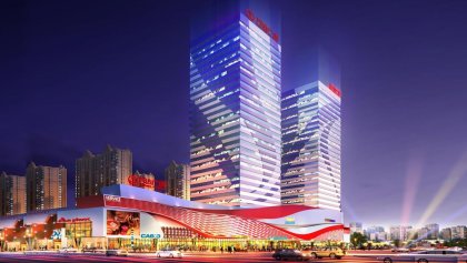 商业建筑，现代主义风格，6层