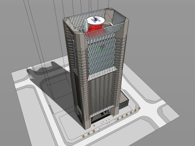 商务大楼，现代主义风格，33层