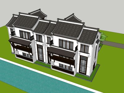 别墅，东方新古典，4层
