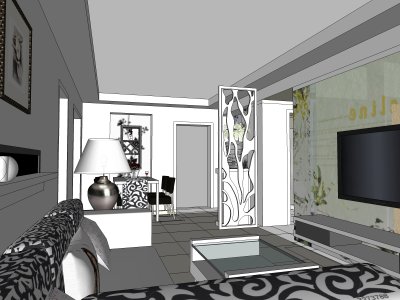住宅室内，装饰设计，现代主义风格
