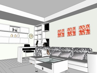 住宅室内，装饰设计，现代主义风格