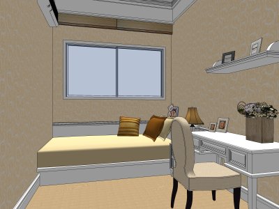 住宅室内，装饰设计，现代主义风格，卧室设计
